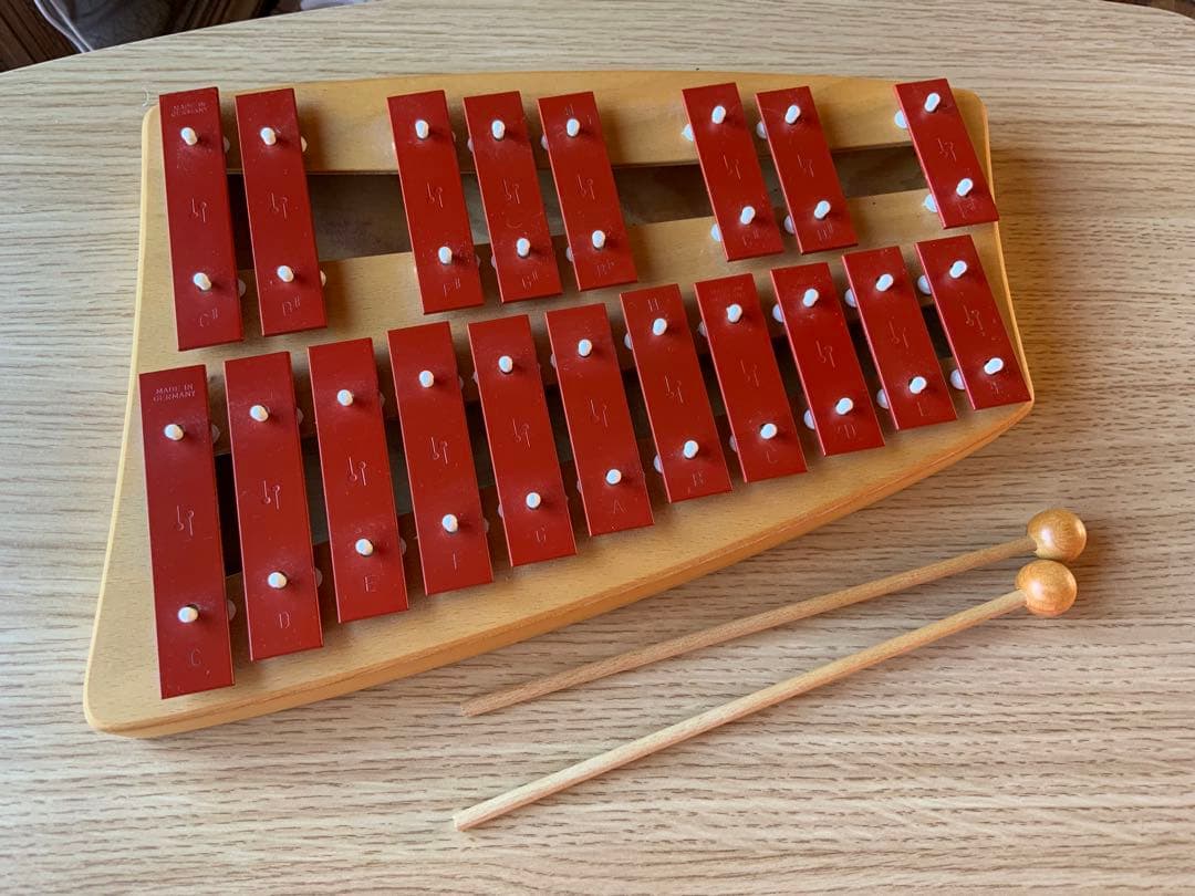 2万 知育玩具 ドイツ ゾノア社 グロッケンシュピール メタルフォン NG-30