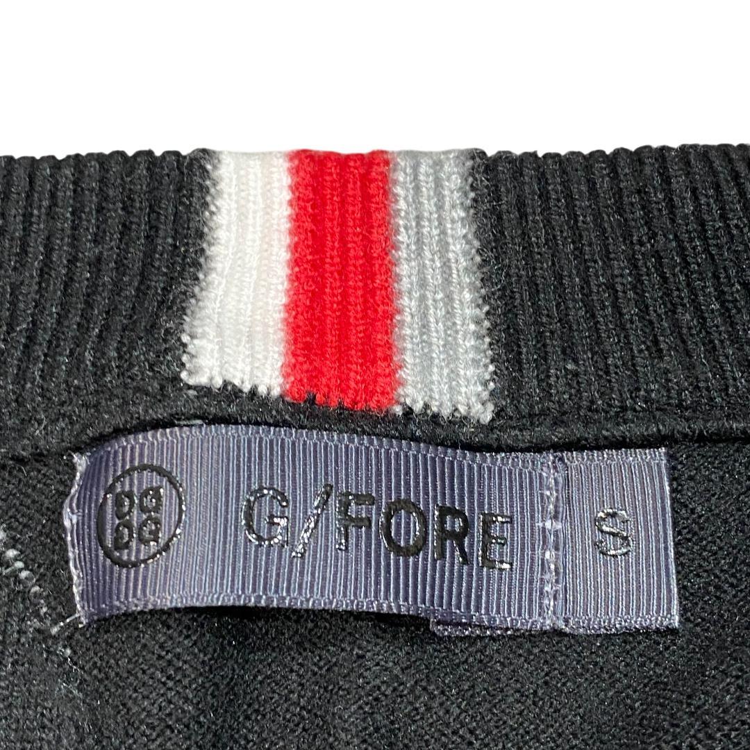 G/FORE ジーフォア クルーネック ニット セーター S ブラック ゴルフ