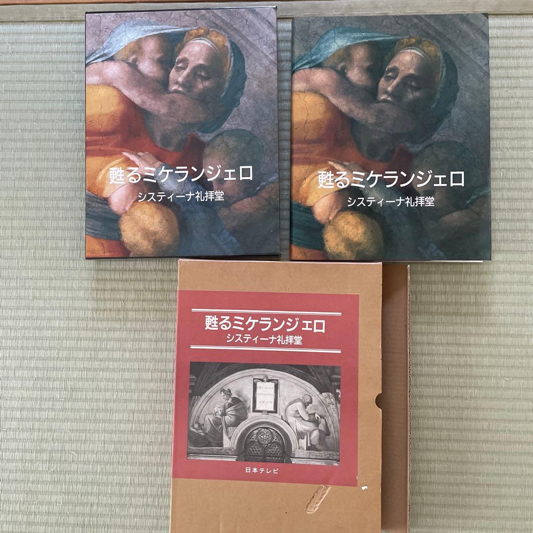 希少価値絶版本】甦るミケランジェロ システィーナ礼拝堂 - メルカリ