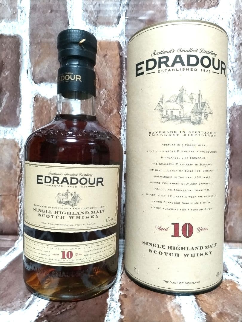 エドラダワー10年 シングルモルトウィスキー ミニチュアボトル