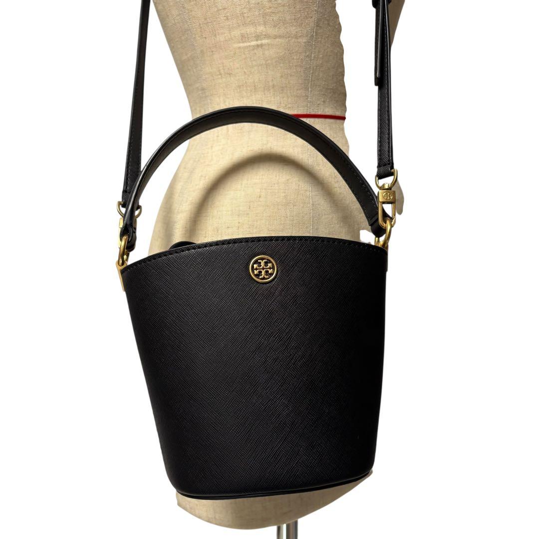 トリーバーチ　ロビンソン　ミニバケット　2way ショルダーバッグ　バケツ型