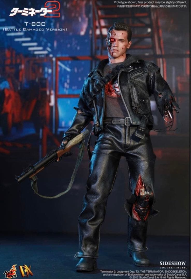ホットトイズDX13　T-800 バトルダメージ版　1/6 開封未使用美品
