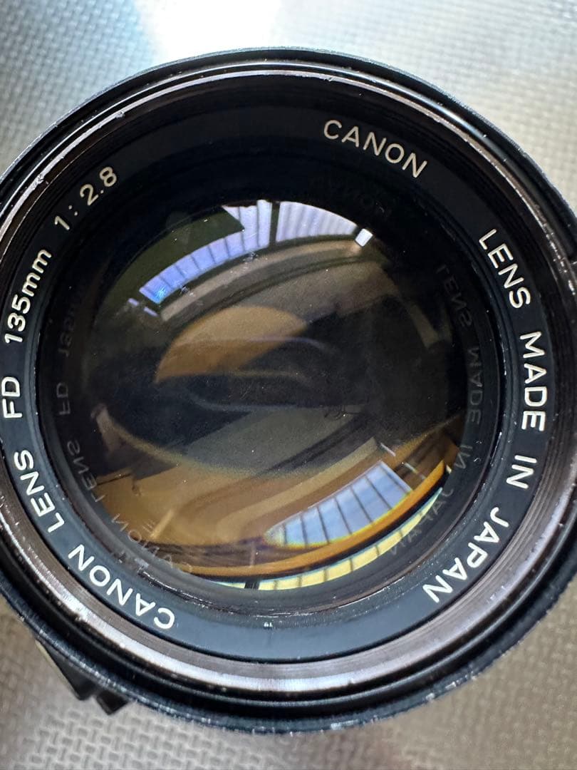 Canon AE-1P ブラック＋135mm F2.8 実用セット 光学キレイ