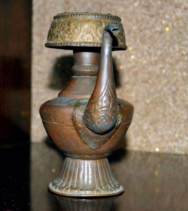 古銅 銅製 贲巴壷 紫銅嵌金 清時代の通販はau PAY マーケット - 輸入