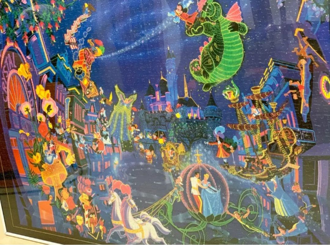 ◇ディズニー エレクトリカルパレード ジグソーパズル レア 完成品◇
