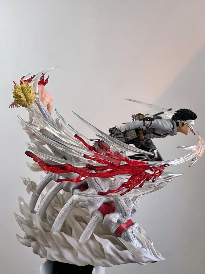 進撃の巨人 調査兵団 兵長 リヴァイ ガレージキット フィギュア 塗装済み