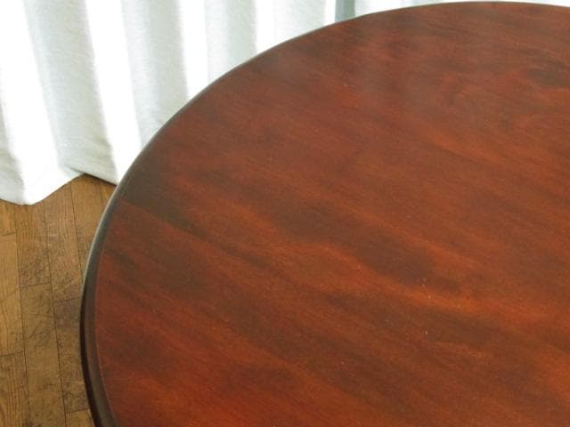 松本民芸家具 ミズメザクラ 無垢材 A型 丸テーブル ダイニングテーブル 円卓