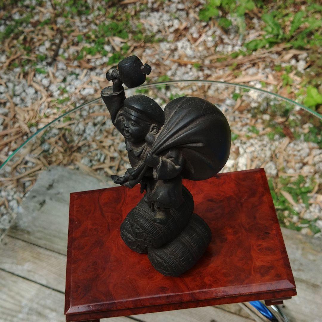 アンティーク 銅鋳物 大黒天像