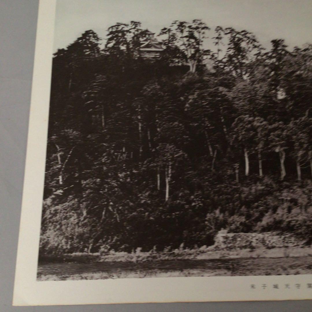 No5029 額装 米子城天守閣 明治9年撮影 トミタ高速写真印刷社 送料