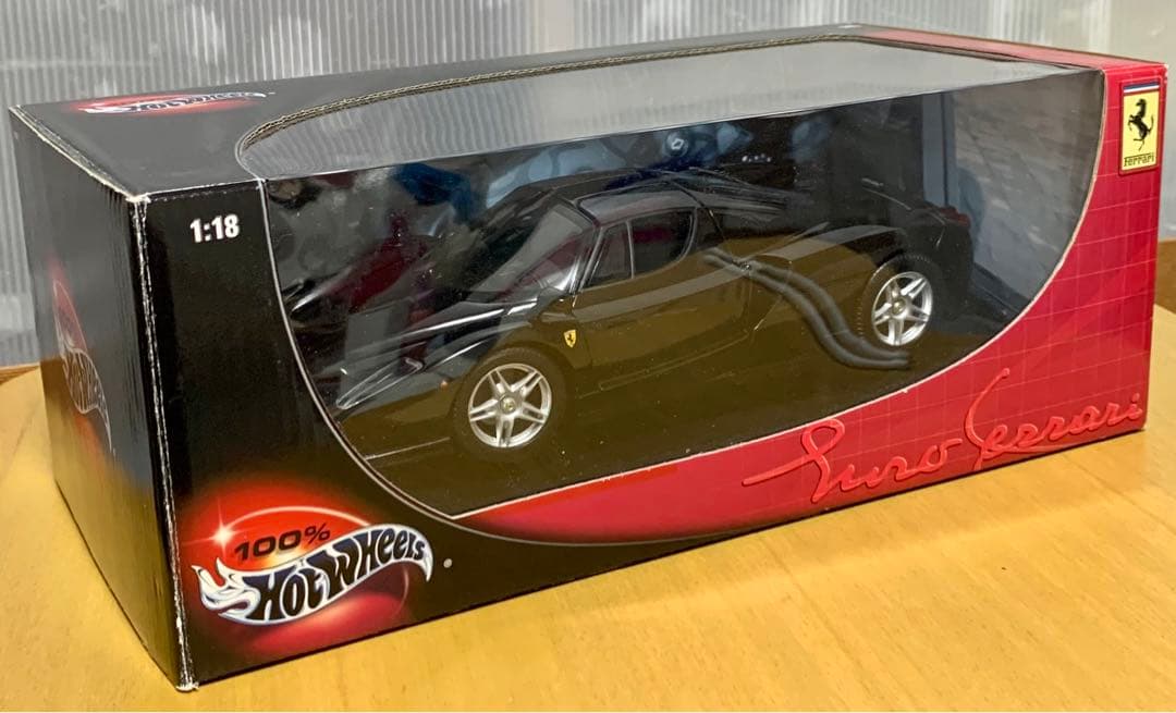 希少ブラック 100% ホットウィール エンツォ フェラーリ 1/18
