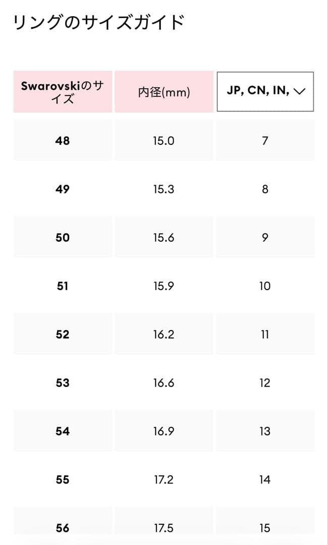 スワロフスキー 2連 リング 11号 Constella コンステラ シルバー