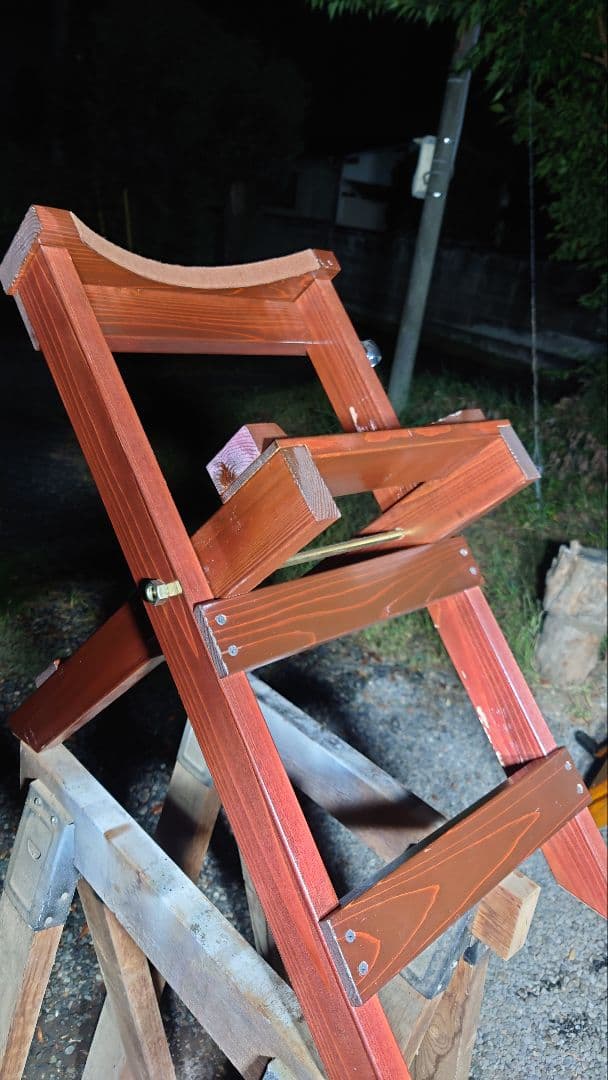 木製 赤 和太鼓スタンドB