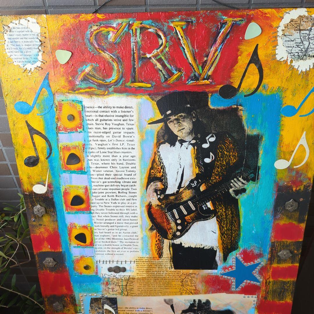 スティーヴィー・レイ・ヴォーン Stevie Ray Vaughan絵画