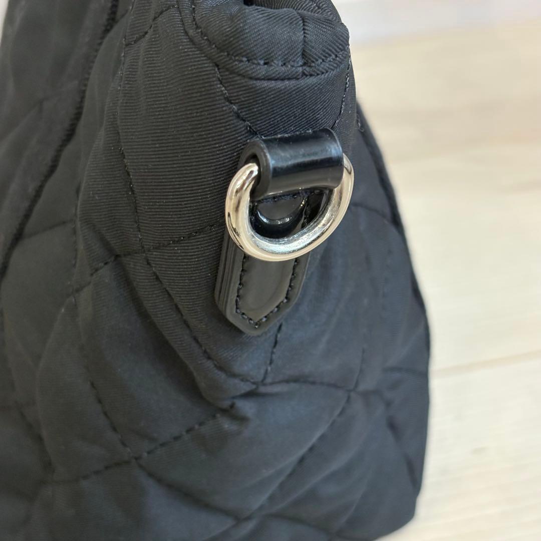 【未使用品】MARYQUANT キルティング 2wayバッグ デイジー　ブラック