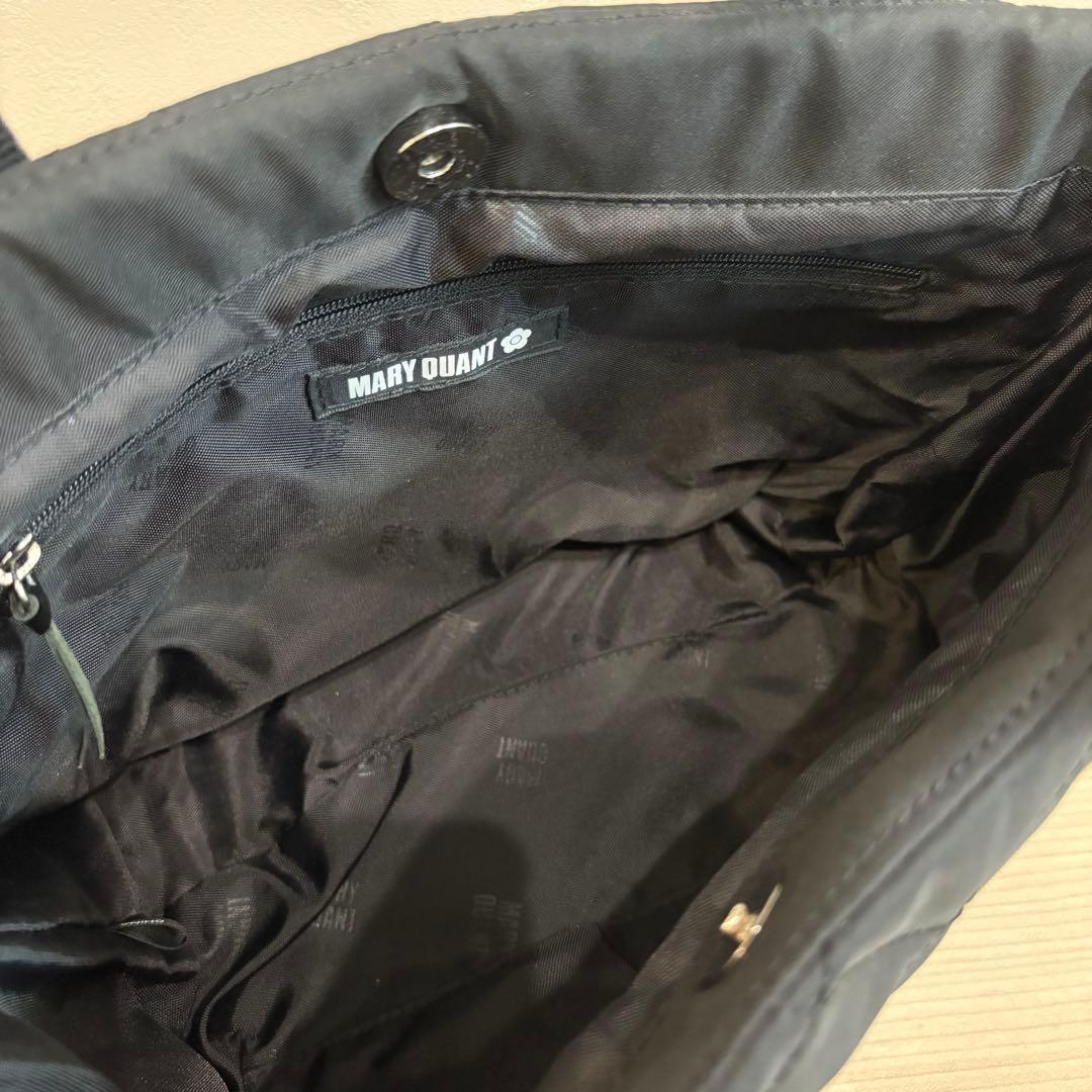 【未使用品】MARYQUANT キルティング 2wayバッグ デイジー　ブラック
