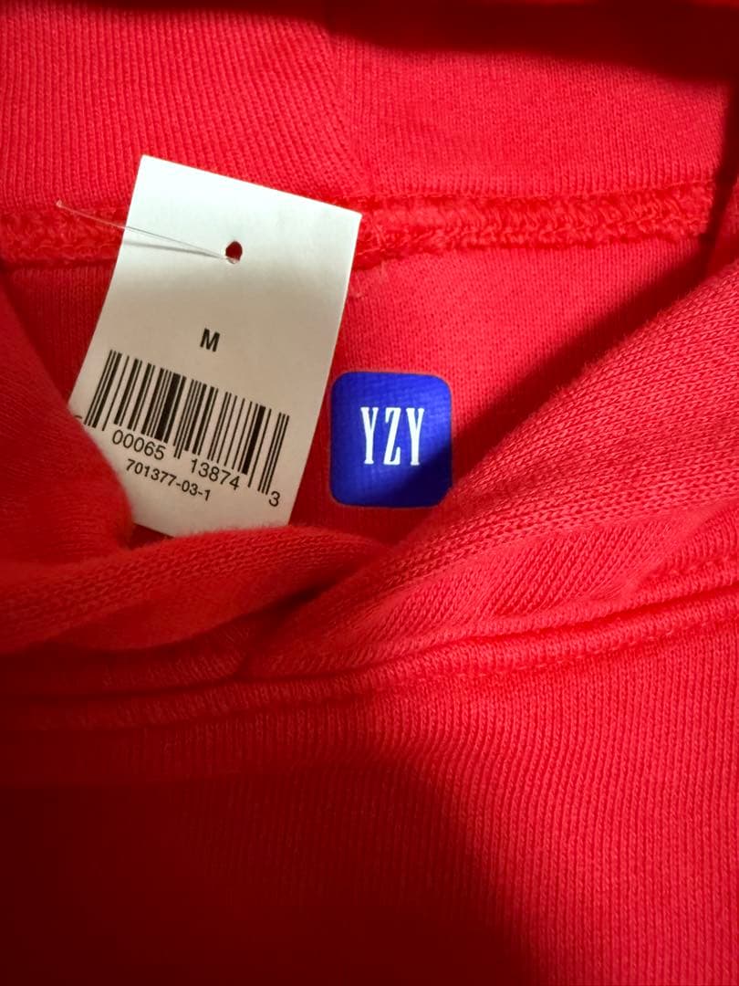 YEEZY GAP PERFECT HOODIE レッド M