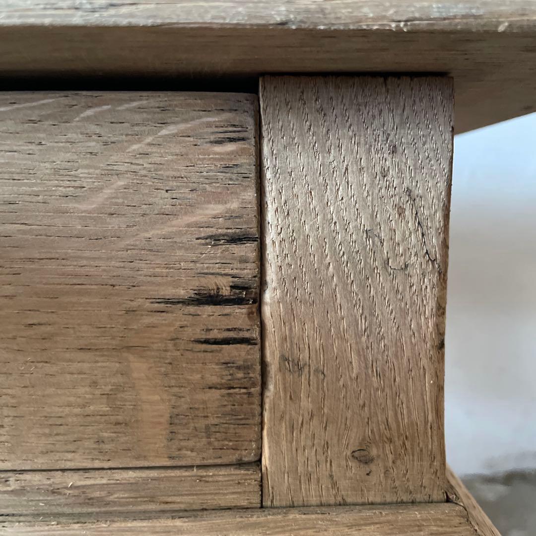 年末・年始SALE ビンテージ ドロワーサイドテーブル ベッドサイド 剥離