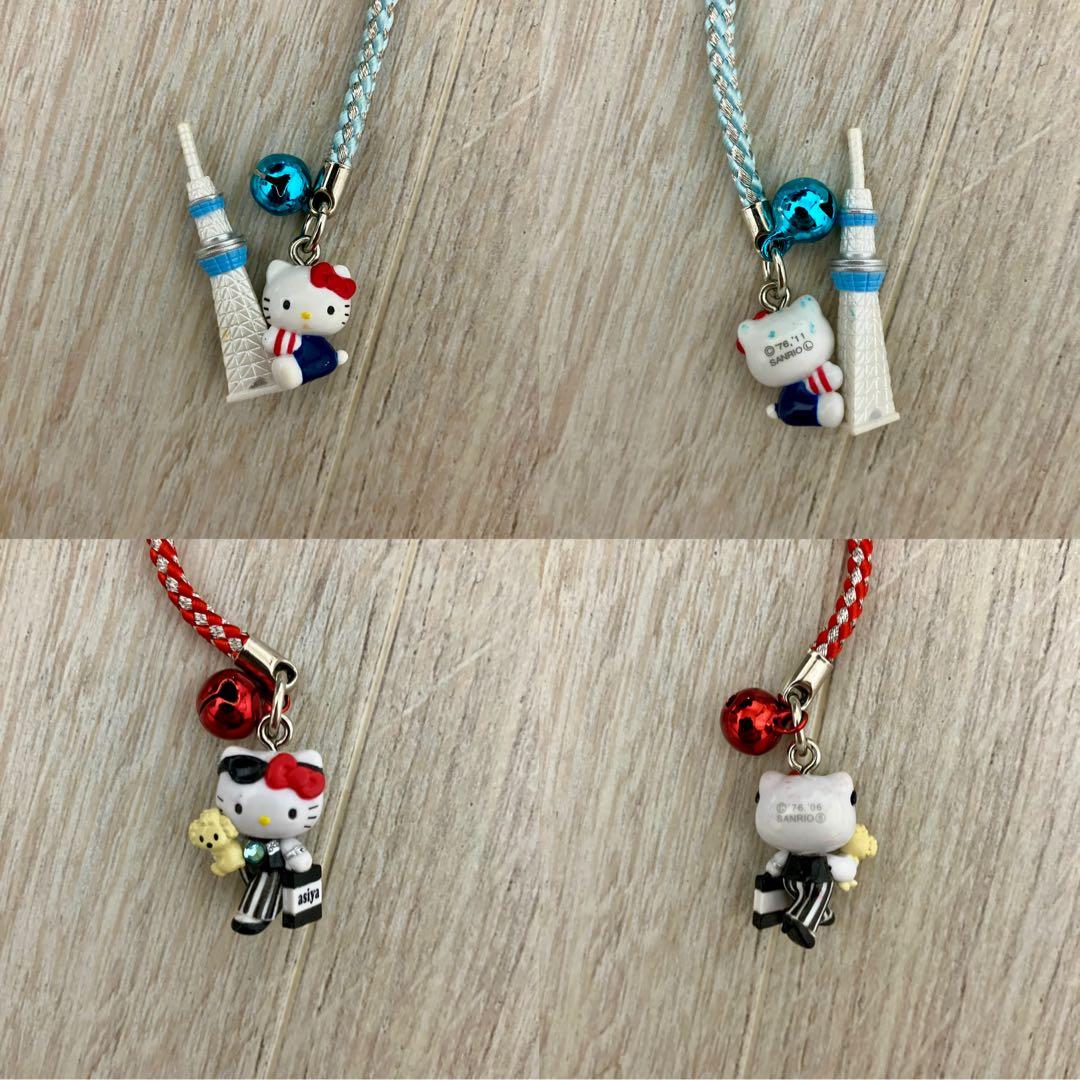 【36個/中古】ご当地キティ 値付け・その他ストラップ まとめセット 限定・廃盤