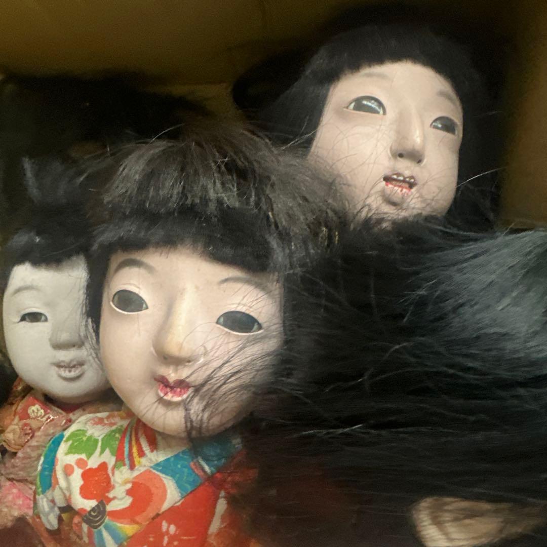 大正～昭和初期 子供人形 這子人形 市松人形 アンティーク人形