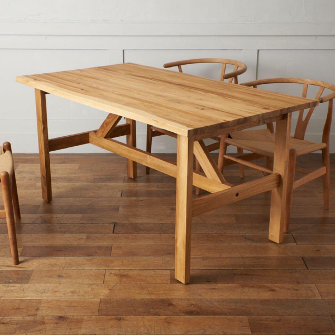 【8/14終売】 UNICO SOTO 耳付き ダイニングテーブル 最終値下