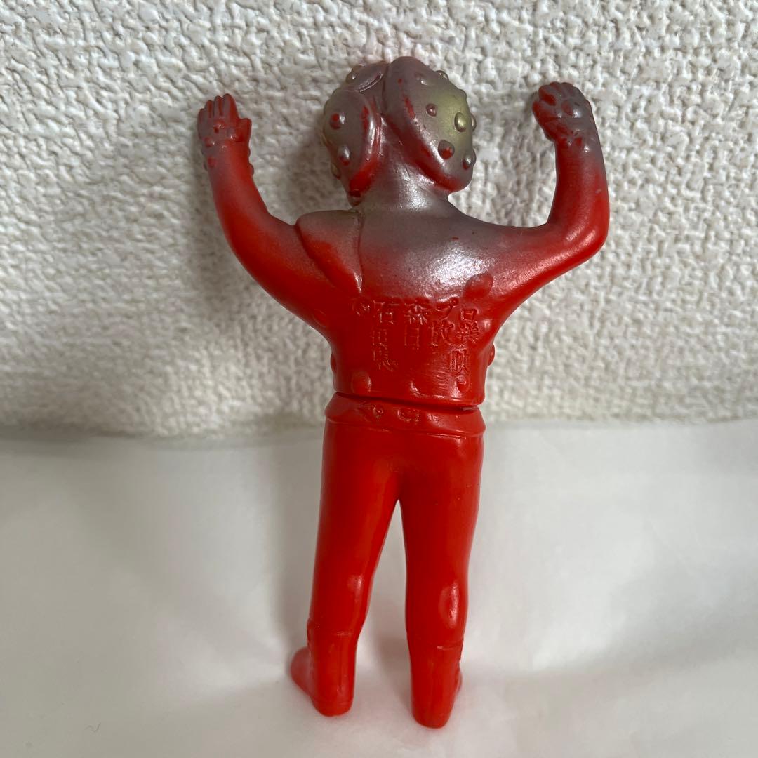 ⚠️貴重・当時物 仮面ライダー キノコモルグ ミニソフビ 珍色 旧バンダイ