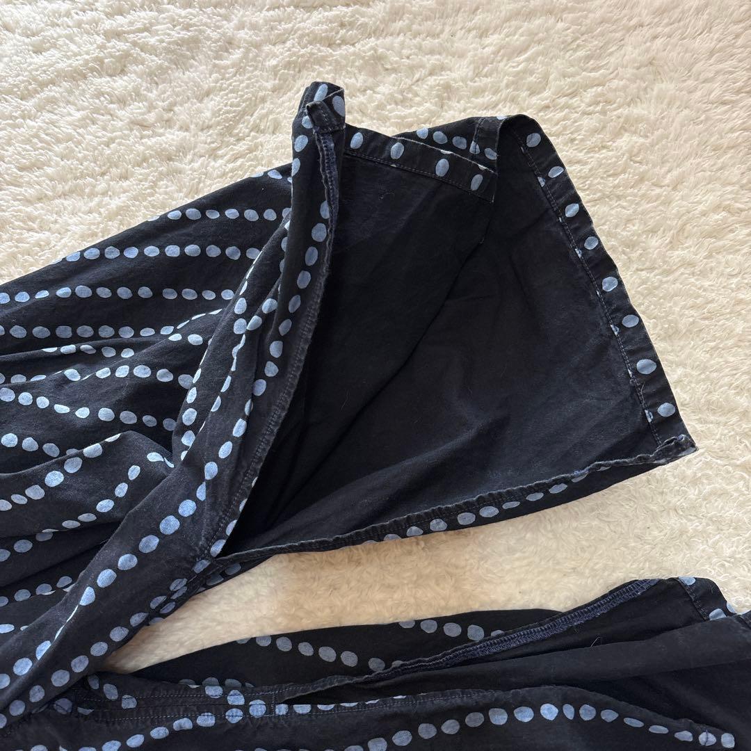 KAPITAL キャピタル　シャンデリアパンツ　ドット　インディゴ