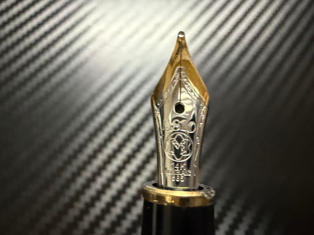 極美品 モンブラン マイスターシュテュック 144 ブラック 中白 M 万年筆