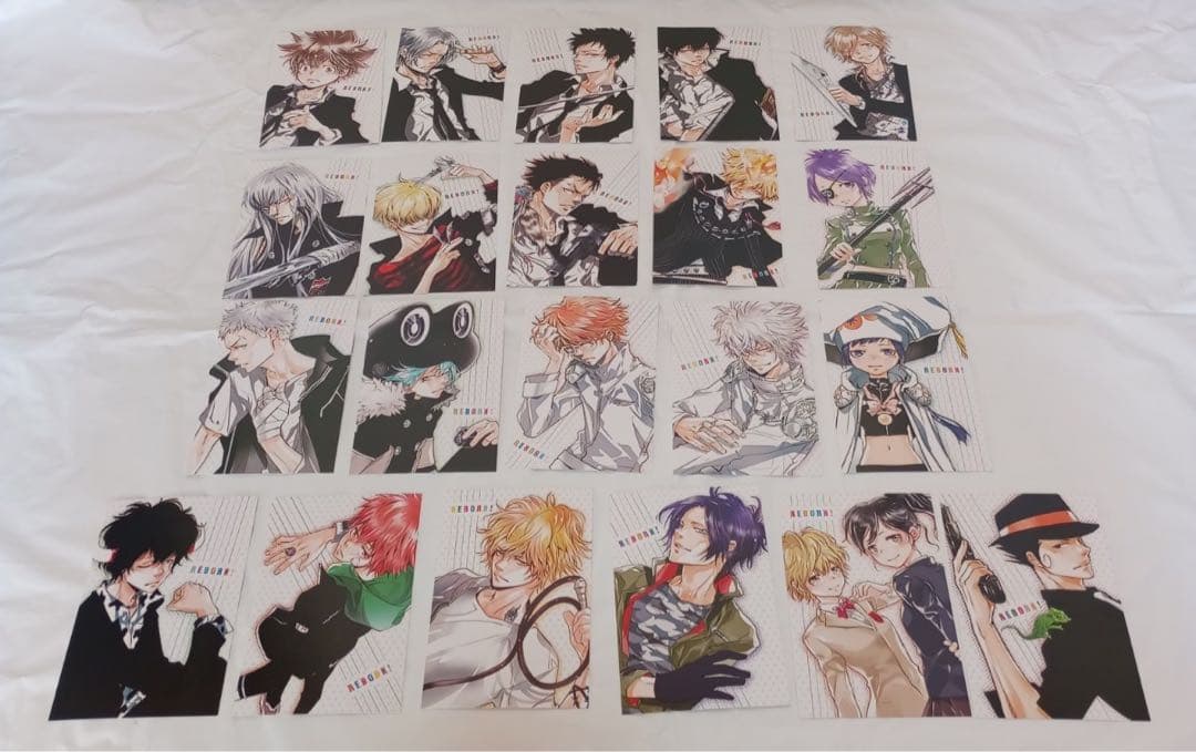 家庭教師ヒットマンREBORN! 文庫本 初版特典 ポストカード コンプ