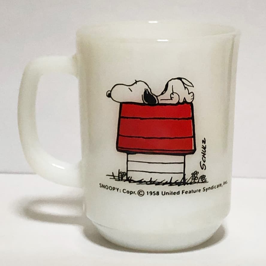 ファイヤーキング スヌーピー マグカップ モーニングアレルギー 1点