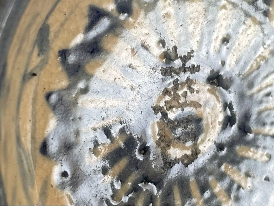 骨董 アンティーク 清朝 中国 染付 花文様 豆皿 小皿 手塩皿 5枚