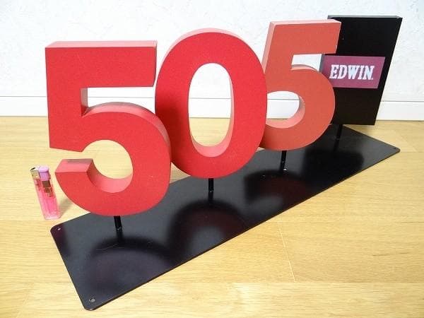 非売品 ビンテージ EDWIN エドウィン 505 ジーンズ ディスプレイ 看板