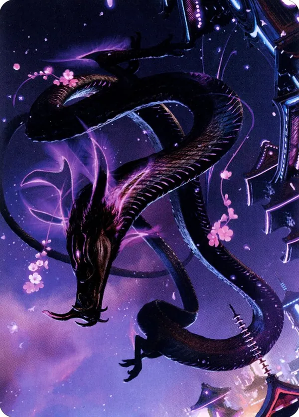 Junji, the Midnight Sky Art Card (Gold-Stamped Signature) • Art