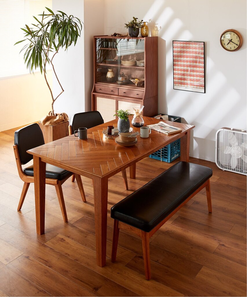 北海道/千歳市 飛騨産業 キツツキマーク ダイニングセット 6人掛け