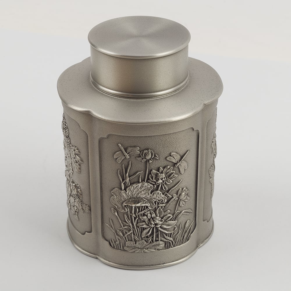 Royal Selangor - Four Seasons Small Tea Caddy | Peter's of Kensington