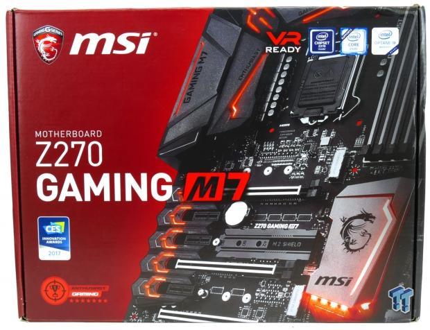 MSI Z270 Gaming M7 Motherboard Review
