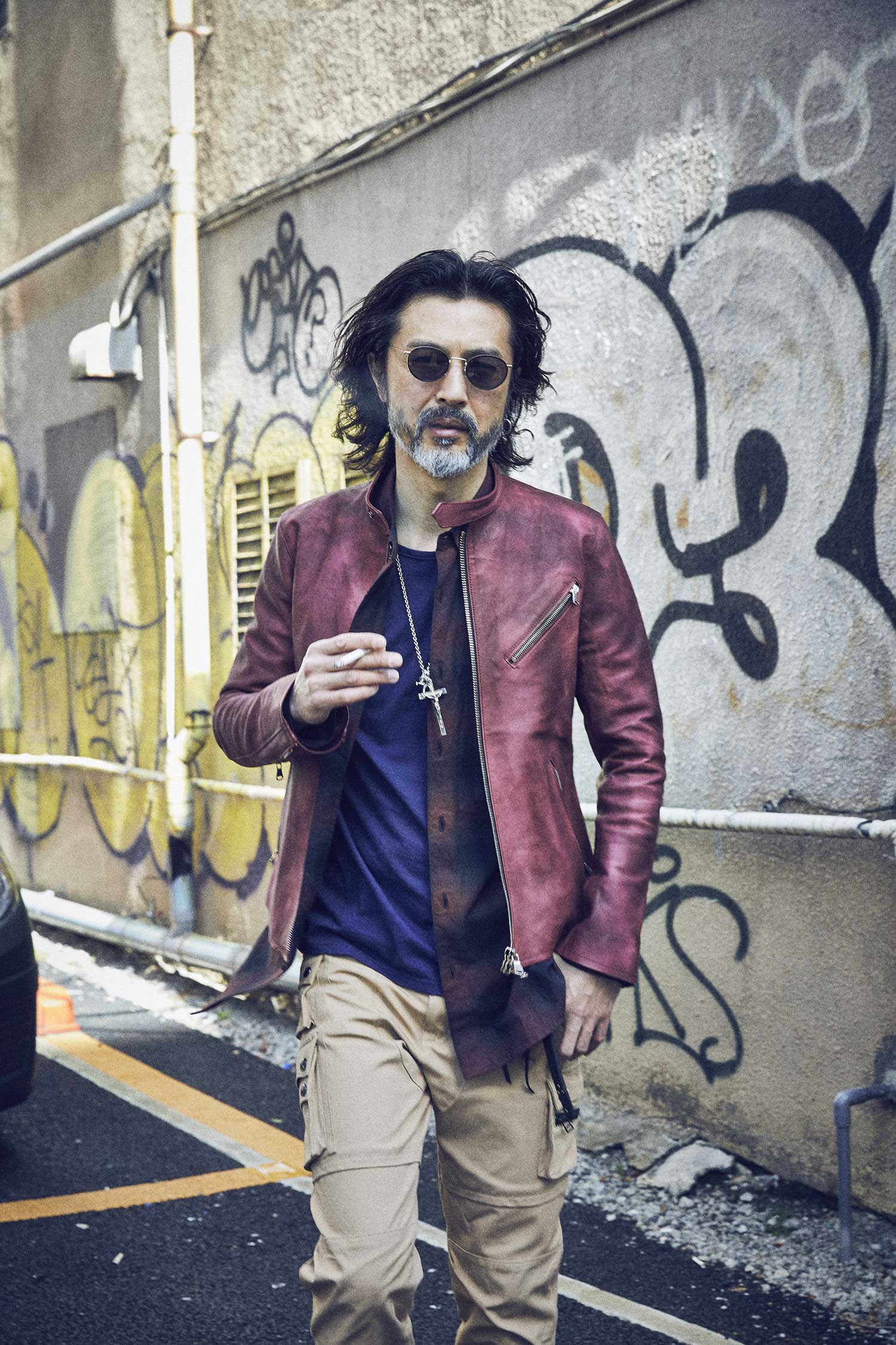 Burning Dyed 燃焼製品染め タンニン鞣し カーフスキン 