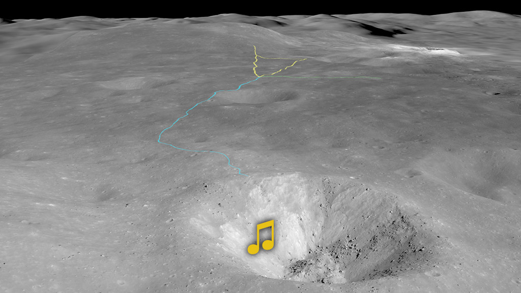 NASA SVS | Apollo 16 Lands in the Lunar Highlands