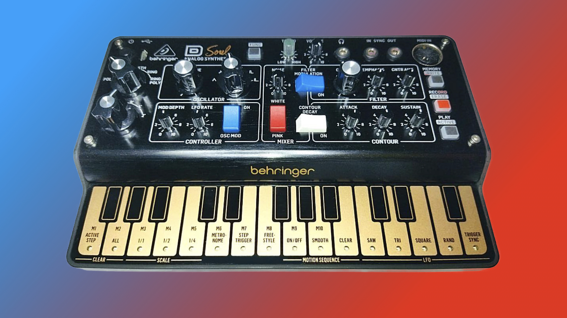 Behringer Model D Soul, a portable $99 analog Minimoog style
