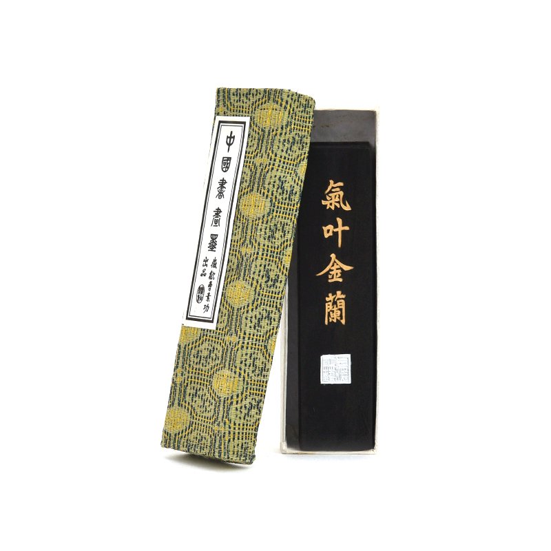 墨□中国墨【嫦娥奔月】天女様 花唐草 古墨 唐墨 書道道具