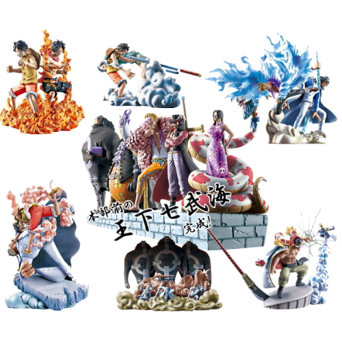 ONE PIECE LOGBOX マリンフォード編 前編 6体セット ONE PIECE LOGBOX